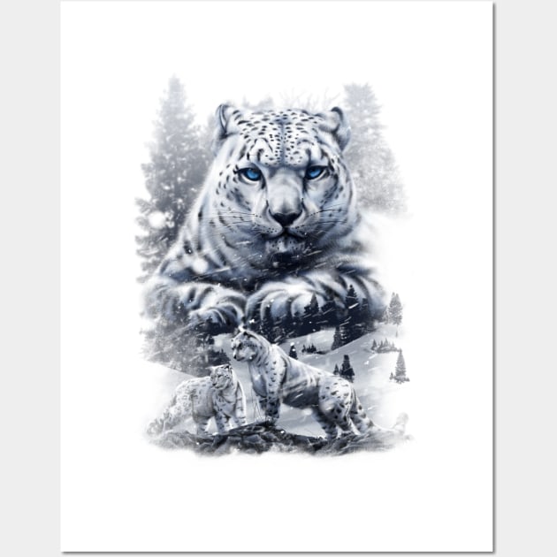 snow leopard Wall Art by Chack Loon